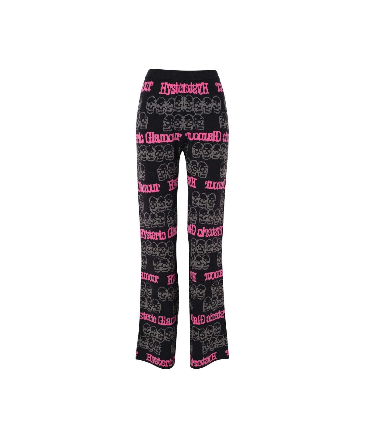 SKULL STRIPE Jacquard Pants