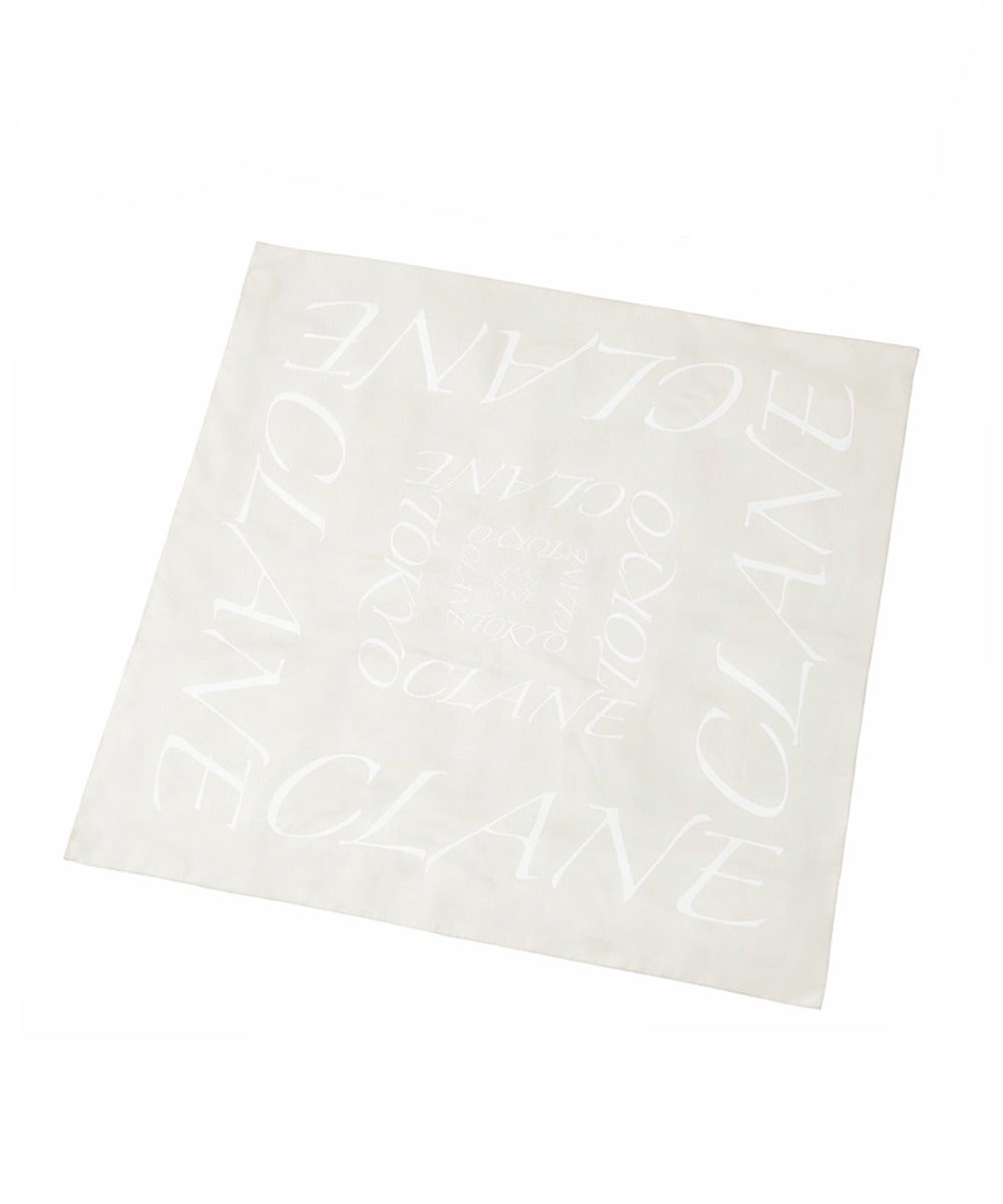 LOGO SILK SCARF