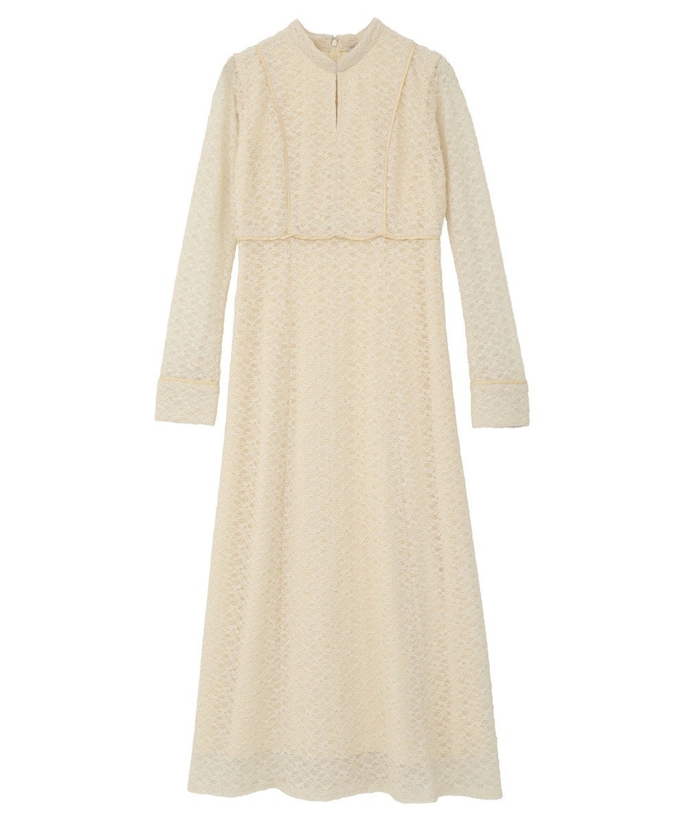 PIPING LINE LACE ONE PIECE