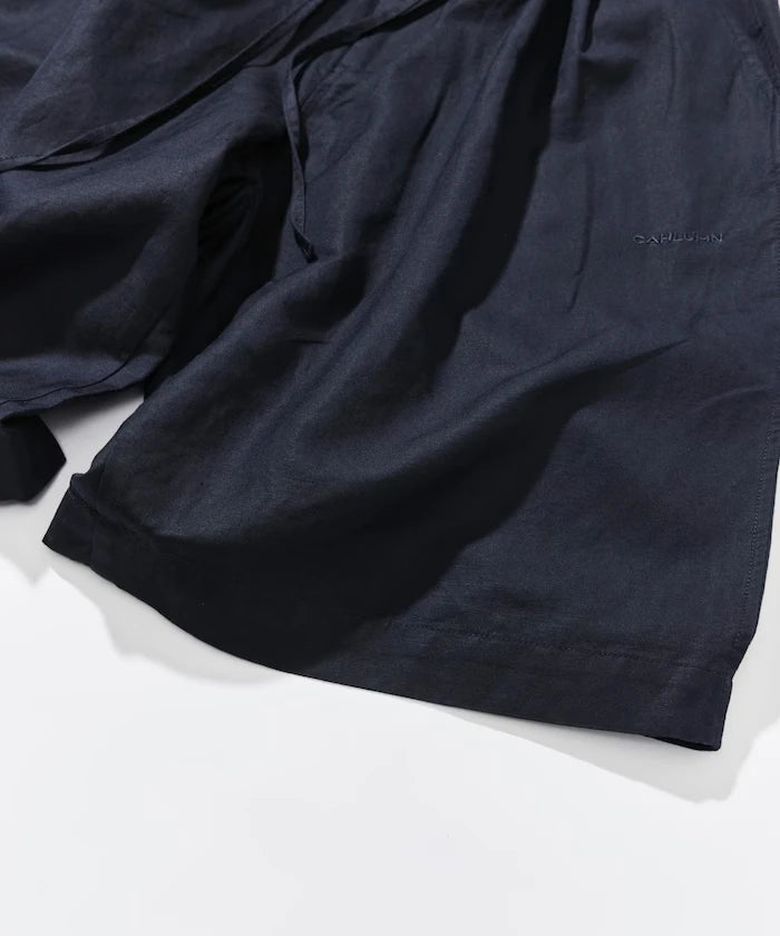 Cotton Linen 2 Tuck Chino Shorts