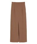 TEXTURE SLIT SKIRT