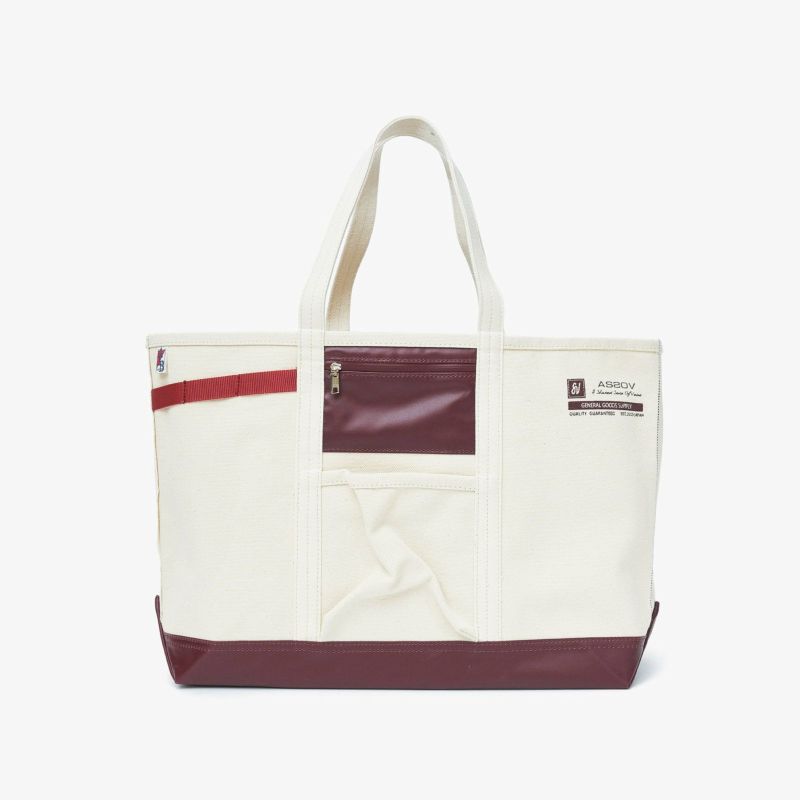 ALBERTON CANVAS TOTE sizeS/WINE