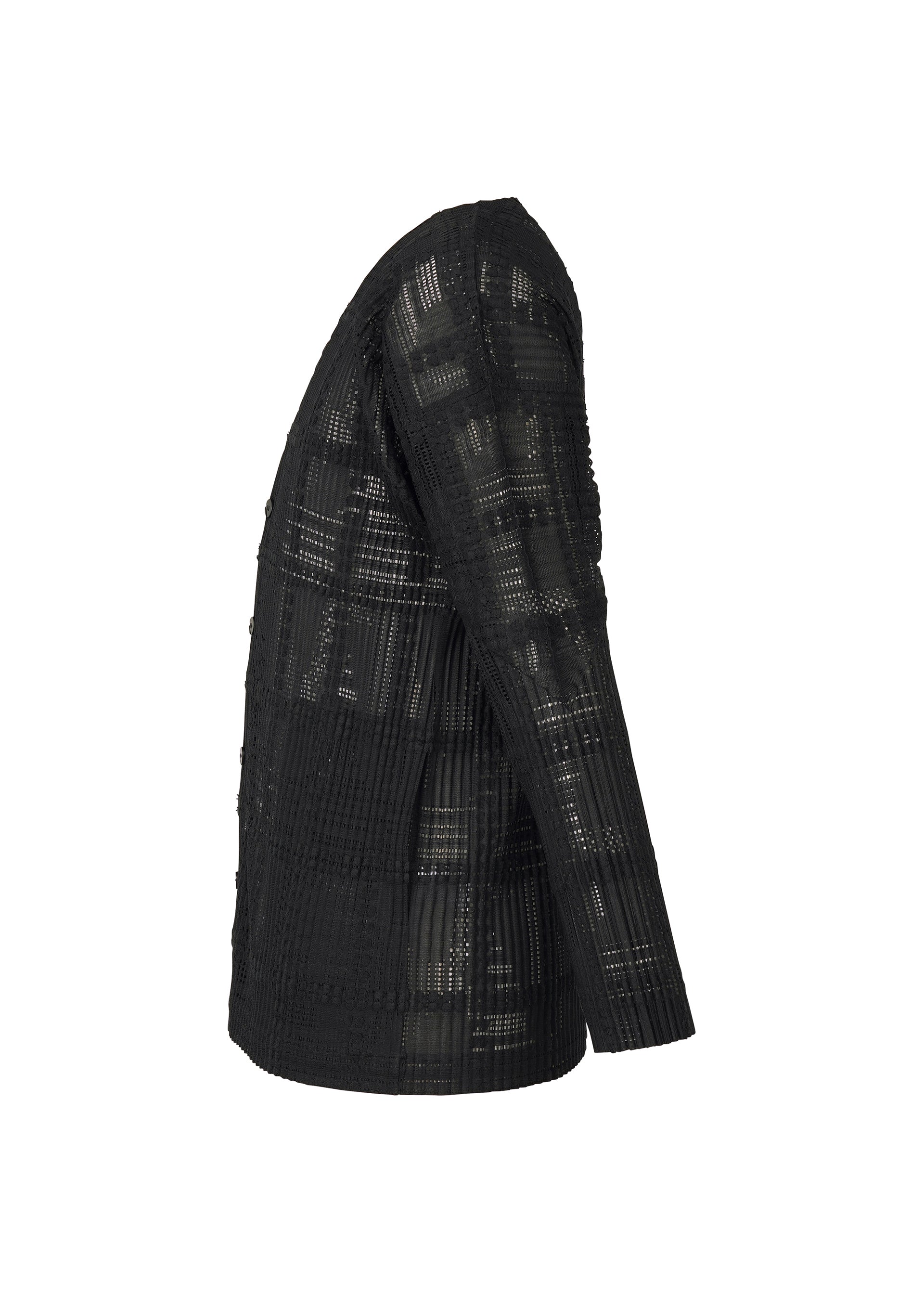 Lace Grid Pleats