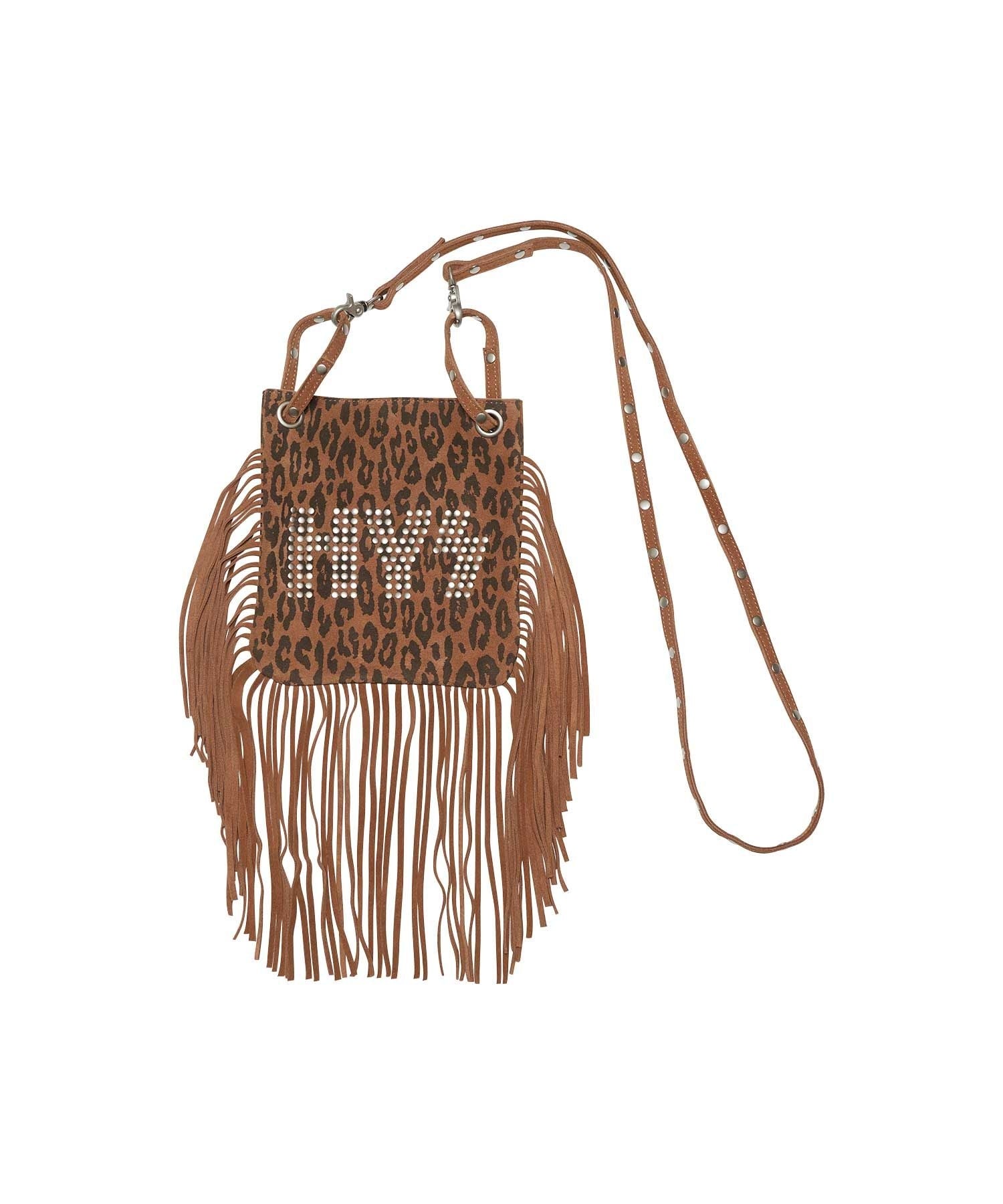 Logo Studs Fringe Mini Bag