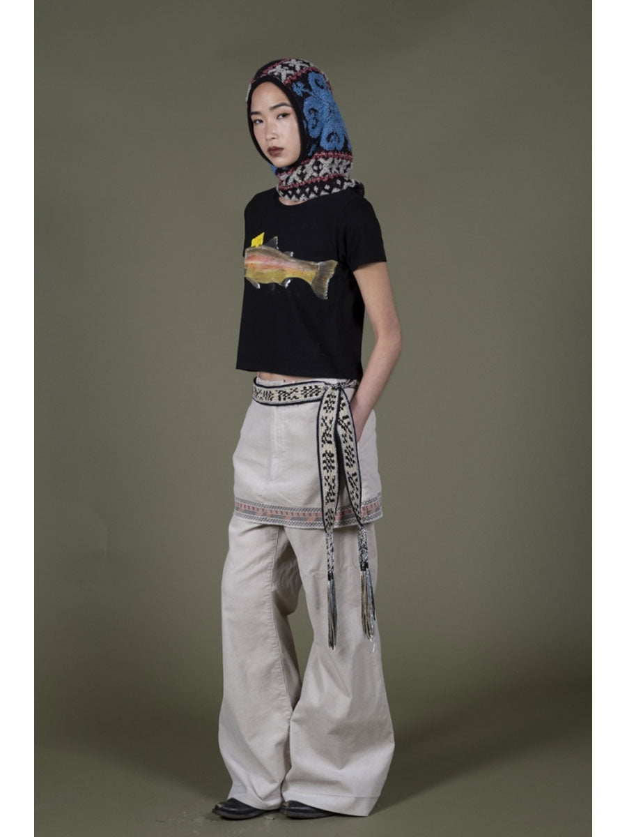 Macrame Maxi Belt (Chippewa Basket River Pattern)