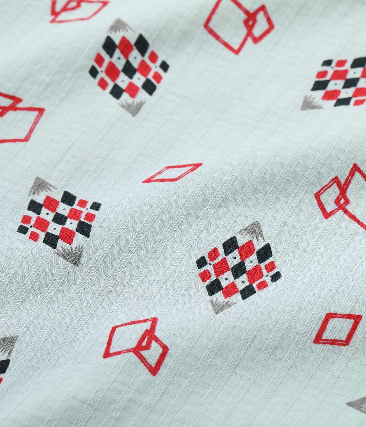 DOBBY COTTON OPEN SHIRT “DIAMOND”