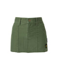 Noise Patch Military Low Rise Mini Skirt