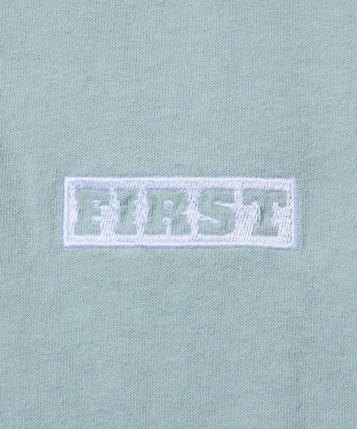 6oz Front Logo Embroidery Crew Neck T-Shirt / Back Print T-Shirt PRINT LEFT CHEST EMBROIDERY BOX FIRST