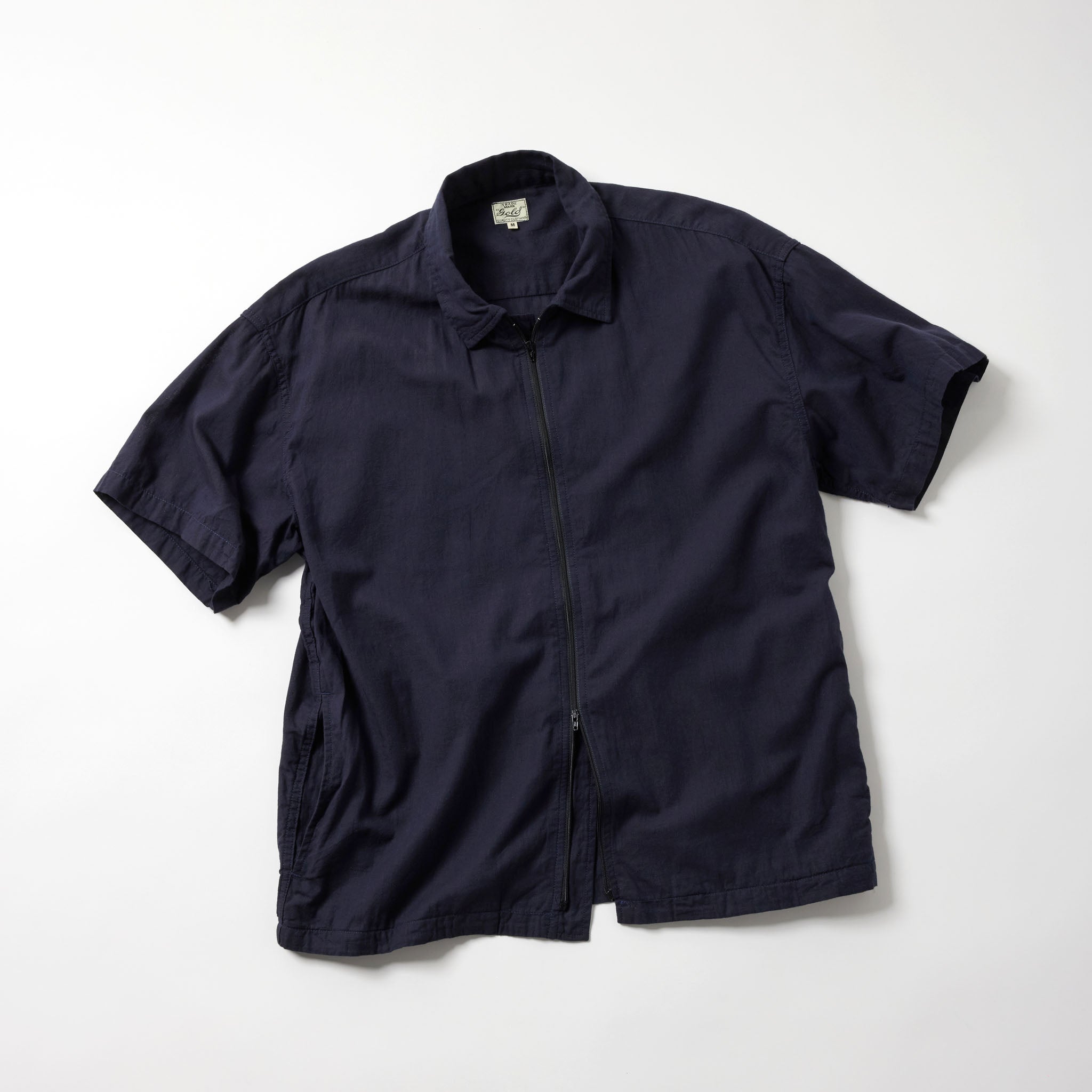 GL39433 / VAT DYE CHAMBRAY ZIP SHIRT