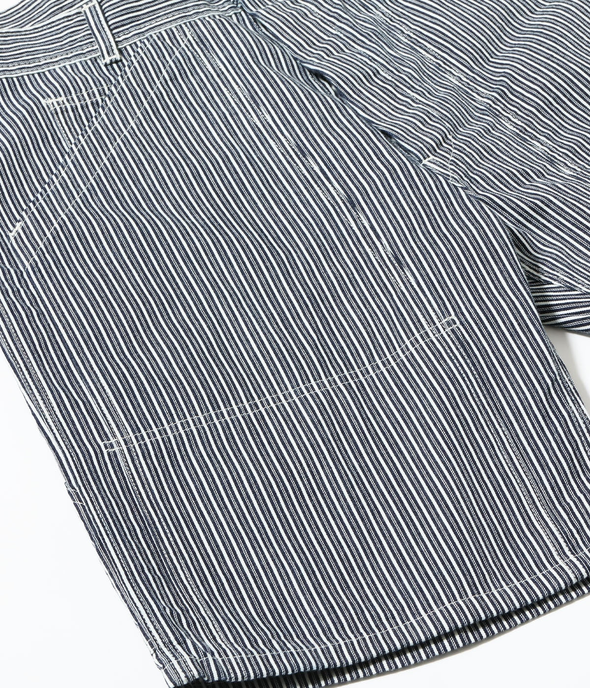 Fiction Romance 6oz. Indigo Stripe Double Knee Shorts