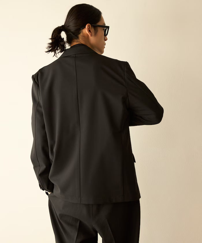 Functional Material Jacket & Wide Slacks Set Up / Washable / UV Cut / Quick Dry / Contact Cooling