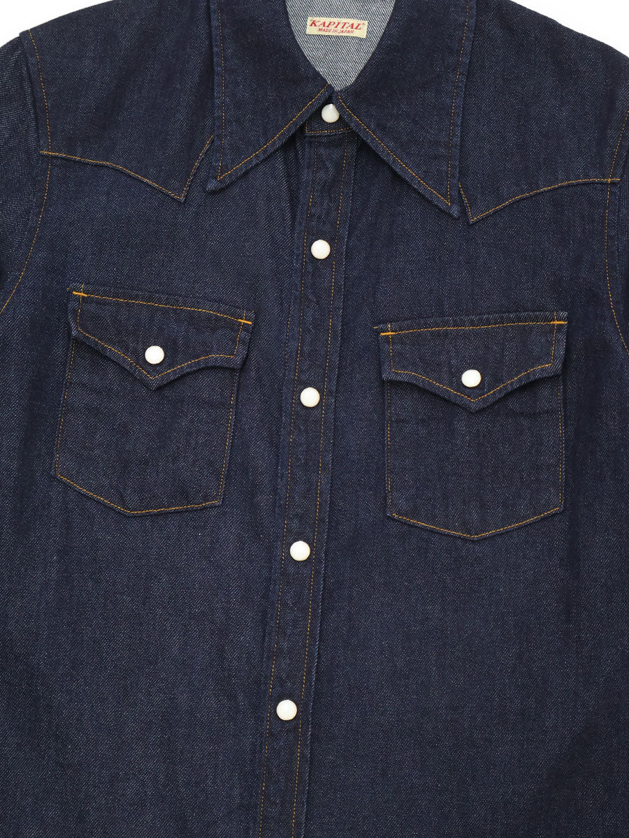8oz Denim Western Shirt (L's)