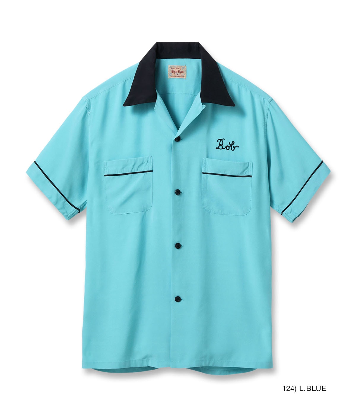 RAYON BOWLING SHIRT “PIPING”