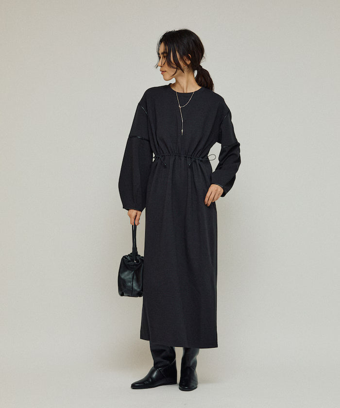 Cocoon Sleeve Damboru Sweat One-Piece / Spindle