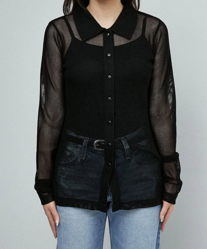 Mesh Shirt Cardigan Limited Edition