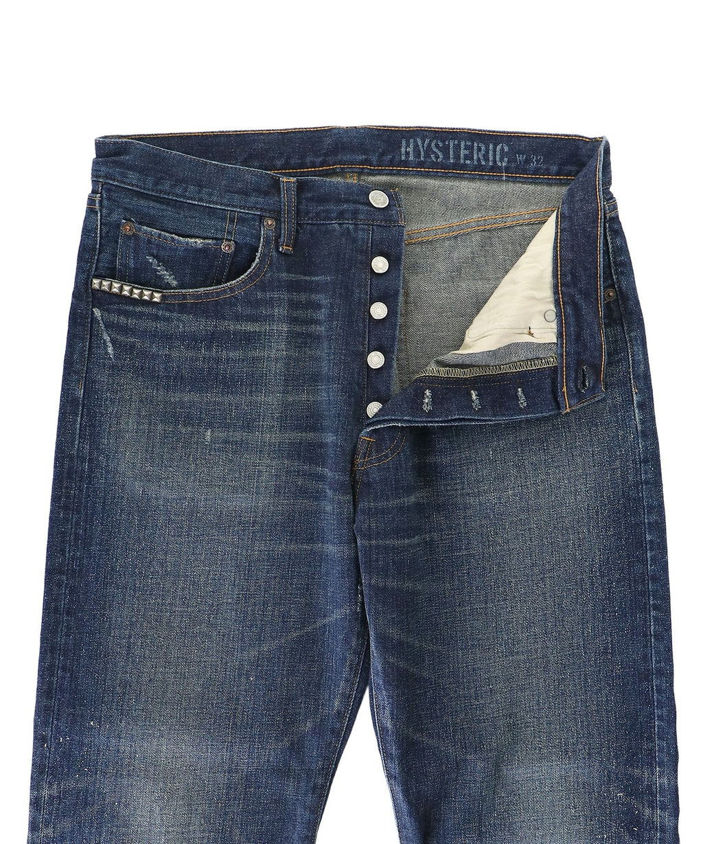 Straight Denim Pants