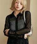 Mesh Shirt Cardigan Limited Edition