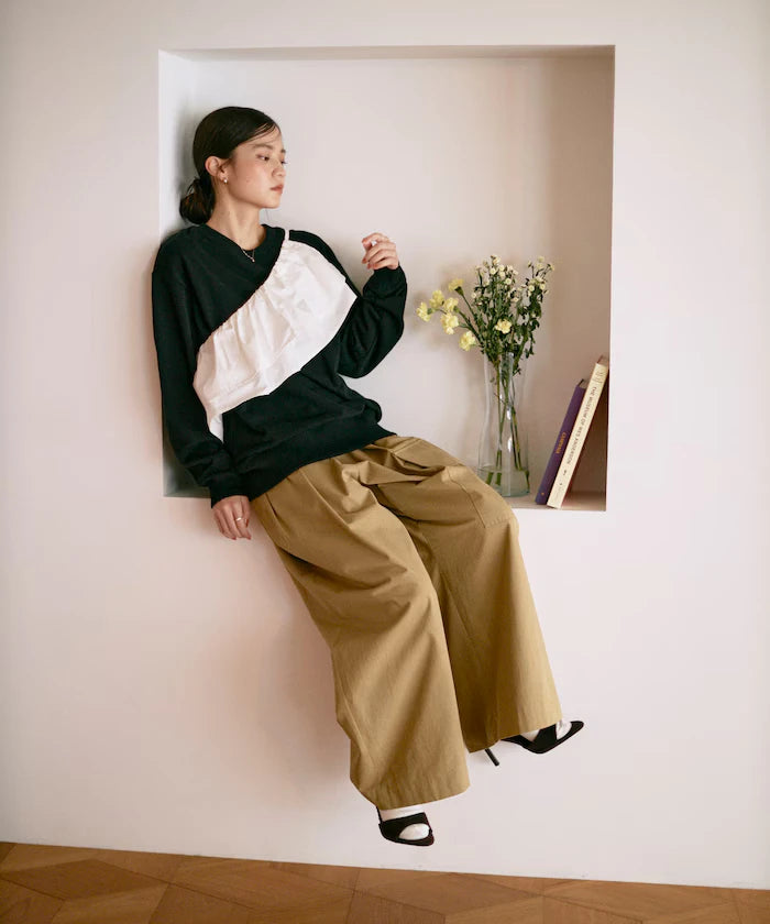 Organic Cotton Multiway Color Sweat / French Terry Sweat / Set Item