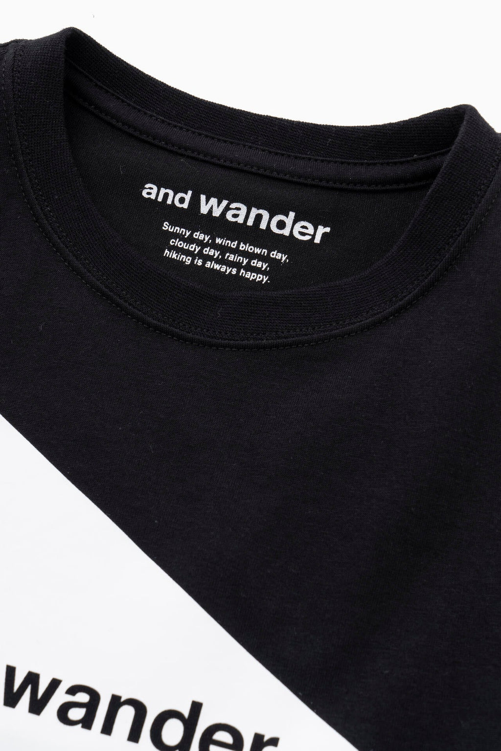 and wander big logo T kids