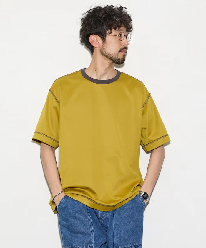 Relaxed Fit Reversible Cardboard Short Sleeve T-Shirt / Color Design