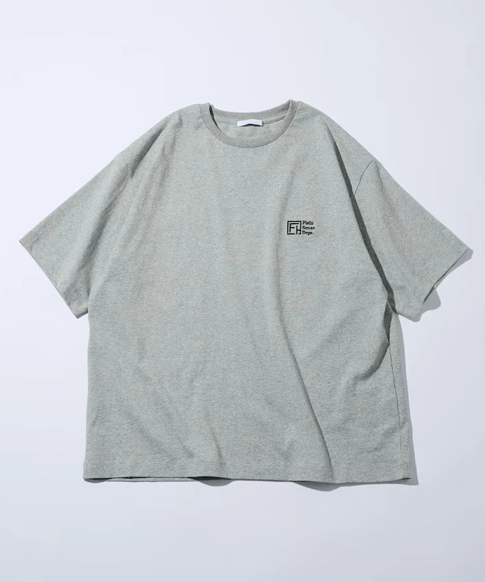 6 Ounce Front Logo Embroidered Crew Neck T-Shirt / One Point Design T-Shirt LEFT CHEST EMBROIDERY PSD