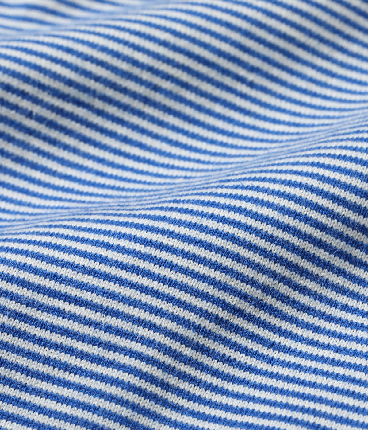 WHITESVILLE 30/2 FINE-LINED BORDER T-SHIRT