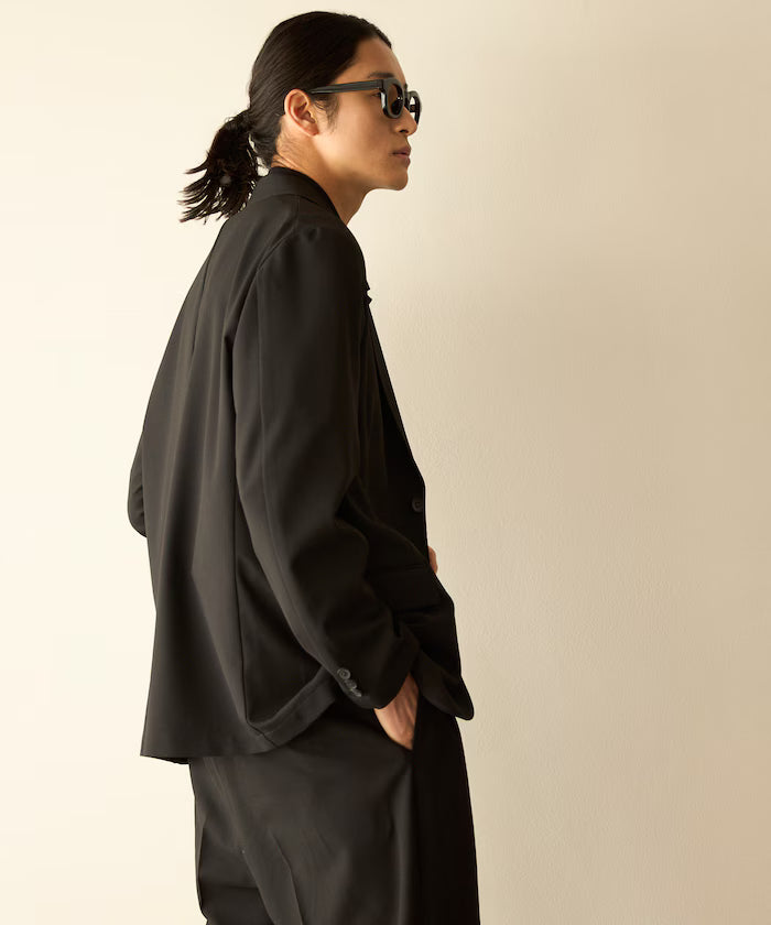 Functional Material Jacket & Wide Slacks Set Up / Washable / UV Cut / Quick Dry / Contact Cooling