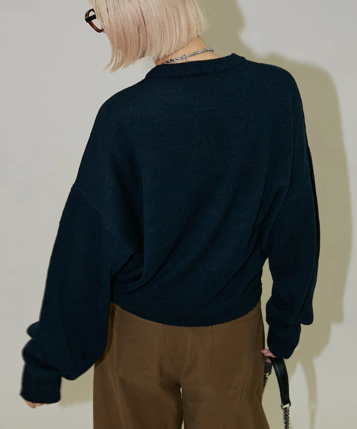 Boucle Flower Pullover Knit [Limited Edition]
