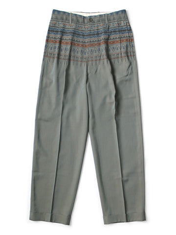 Wool Serge Slacks (Towncraft Tribe Pattern)