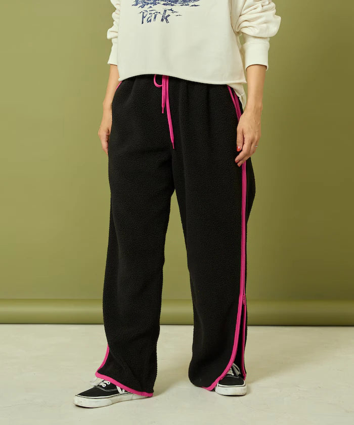 Side Zipper Fleece Pants