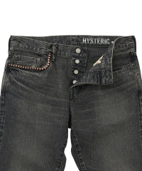HYS SP Processing Slim Straight Denim Pants