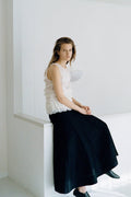 RANDOM FRILL SHEER N/S TOPS