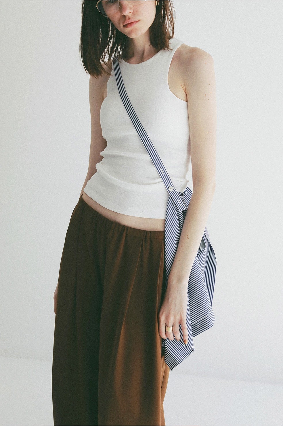 BACK SHEER TANK TOPS
