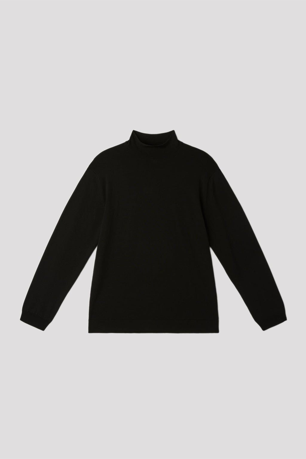 SOFT HIGH GAUGE MOCKNECK LONG SLEEVE TOP