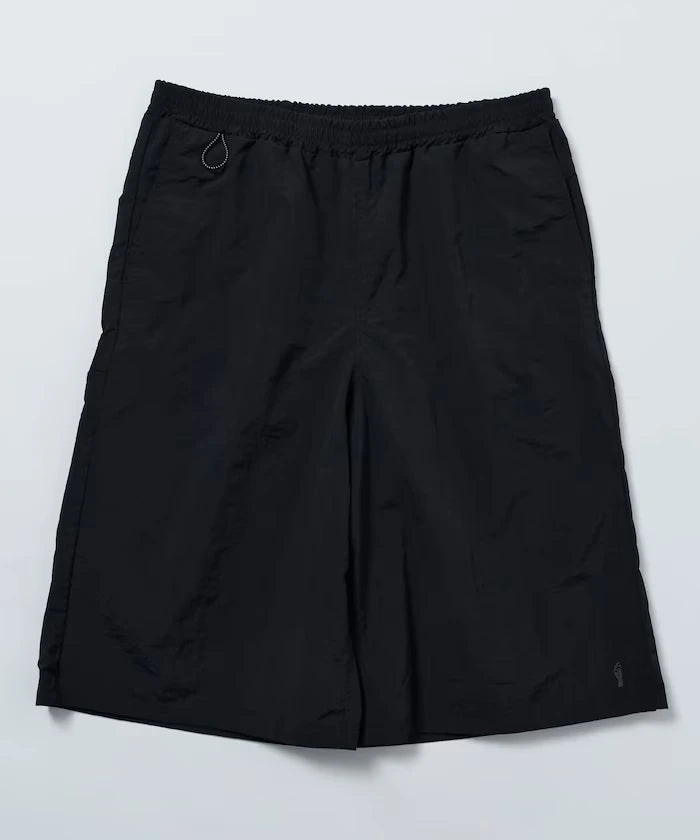 Nylon Sleek Water Length Baggy Shorts