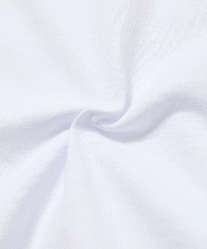 Arukuma X Yoguret X FREAK'S STORE Relax Fit Back Print Hem Code Crew Neck T-Shirt
