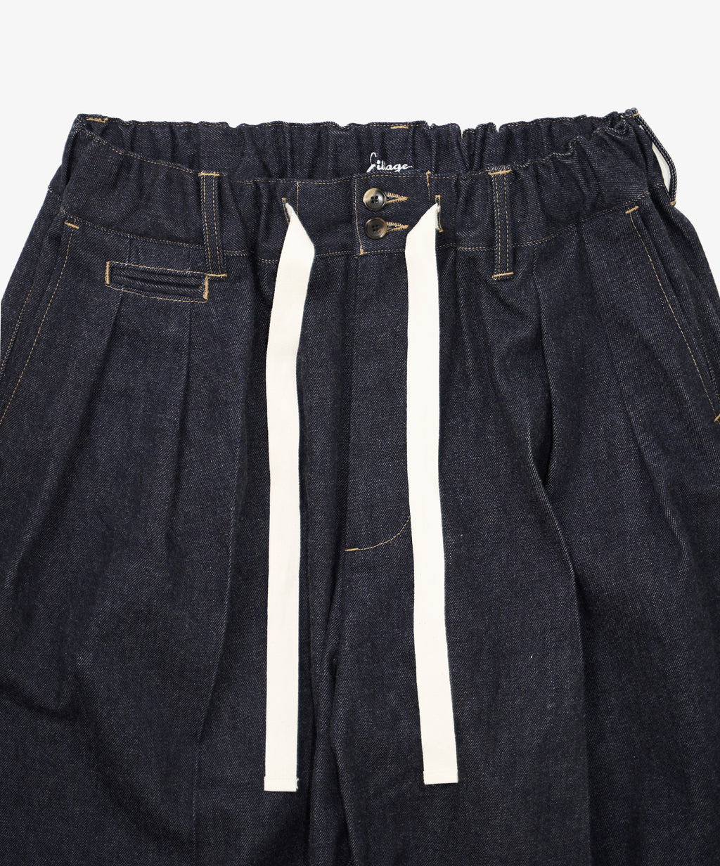 hakama pants denim one wash
