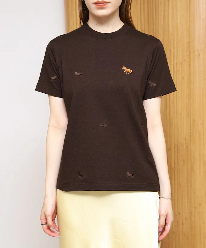 Organic Cotton Allover Embroidery T-Shirt