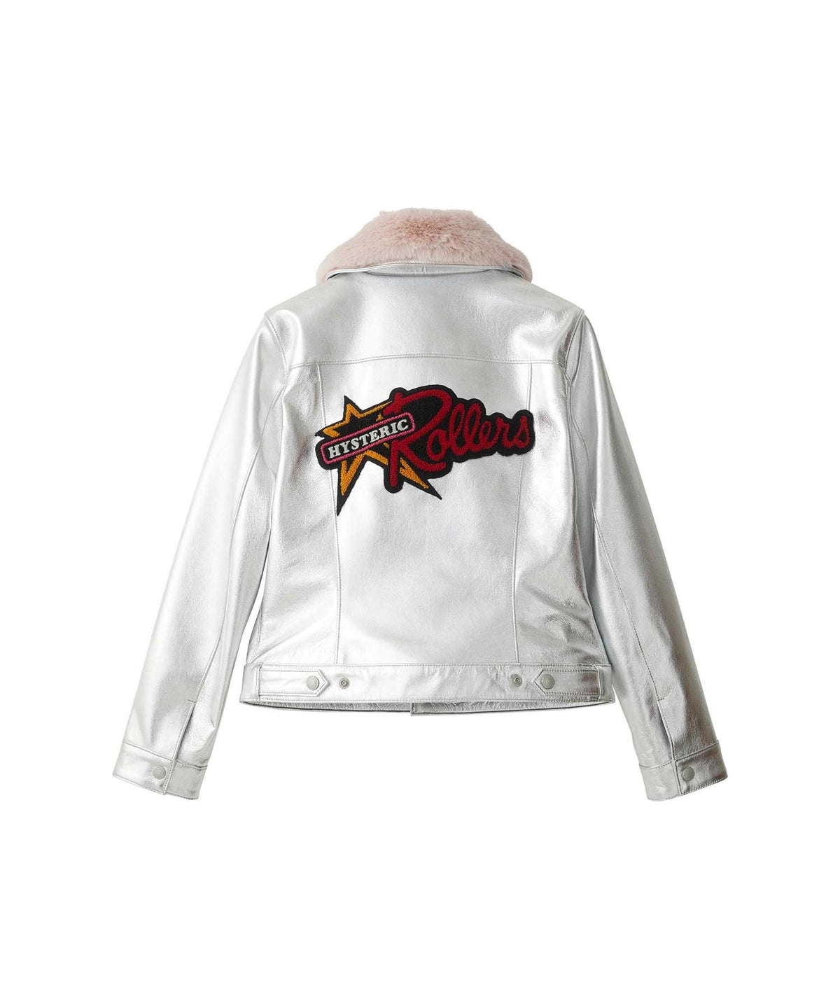 HYSTERIC ROLLERS Patch Short Leather Blouson