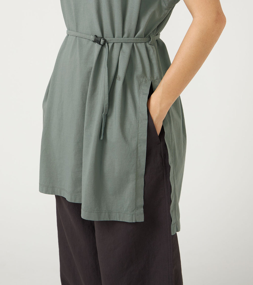 Garment Dyed Field Belted Dress