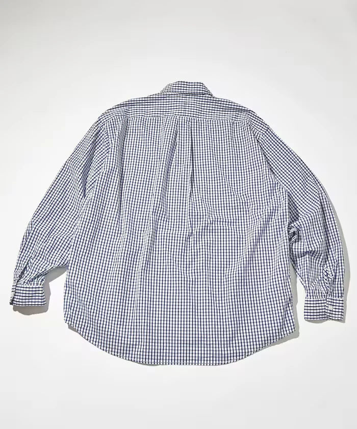 Magazine Pocket Broad Shirt(Gingham)