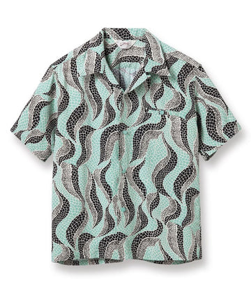 HIGH DENSITY RAYON OPEN SHIRT “ABSTRACT”