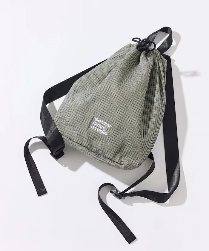BetterDays Studio × FREAK'S STORE Packable Check Mini Bag