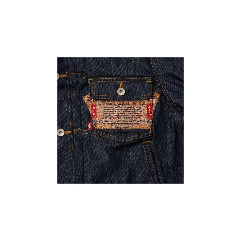 AIR YARN RAW DENIM JACKET