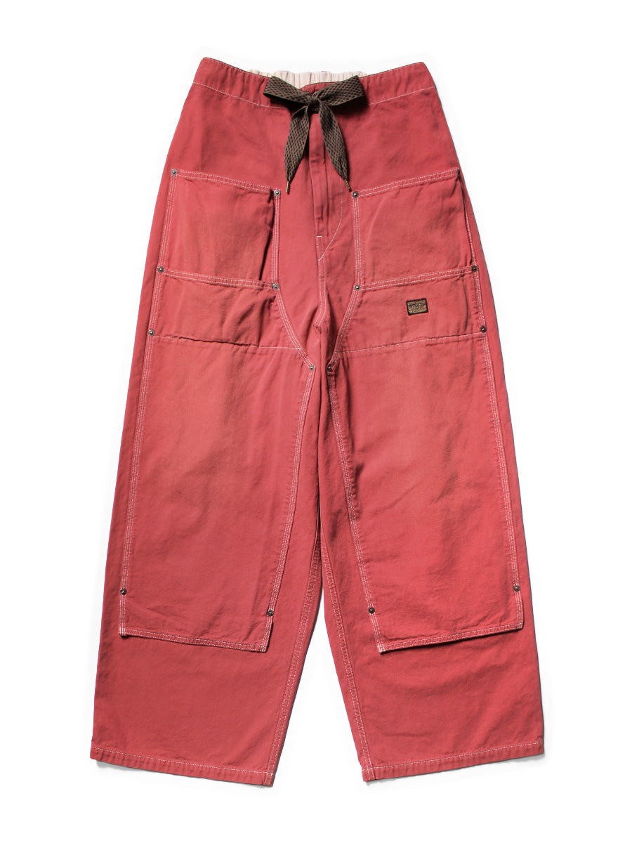 Canvas W Knee Easy Baggy Pants