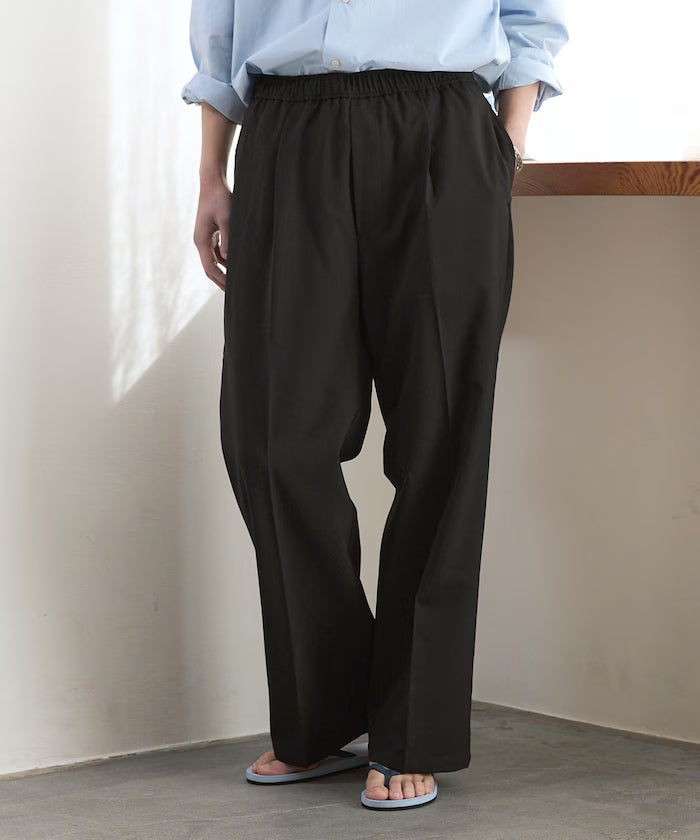 Functional Material Oversized CPO Shirt & Wide Easy Pants Setup / Washable / UV Cut / Quick Dry / Contact Cooling