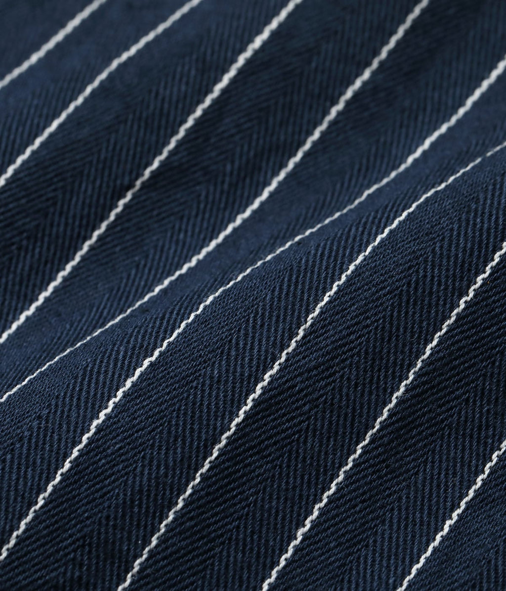 Coke Stripe Work Shirt With Embroidered