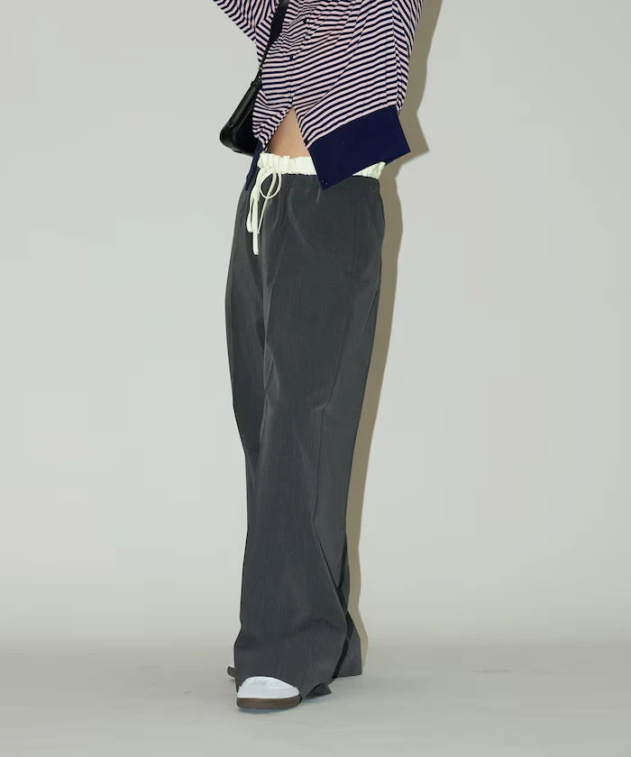 West Shearing Panel Easy Slacks Pants Limited Edition