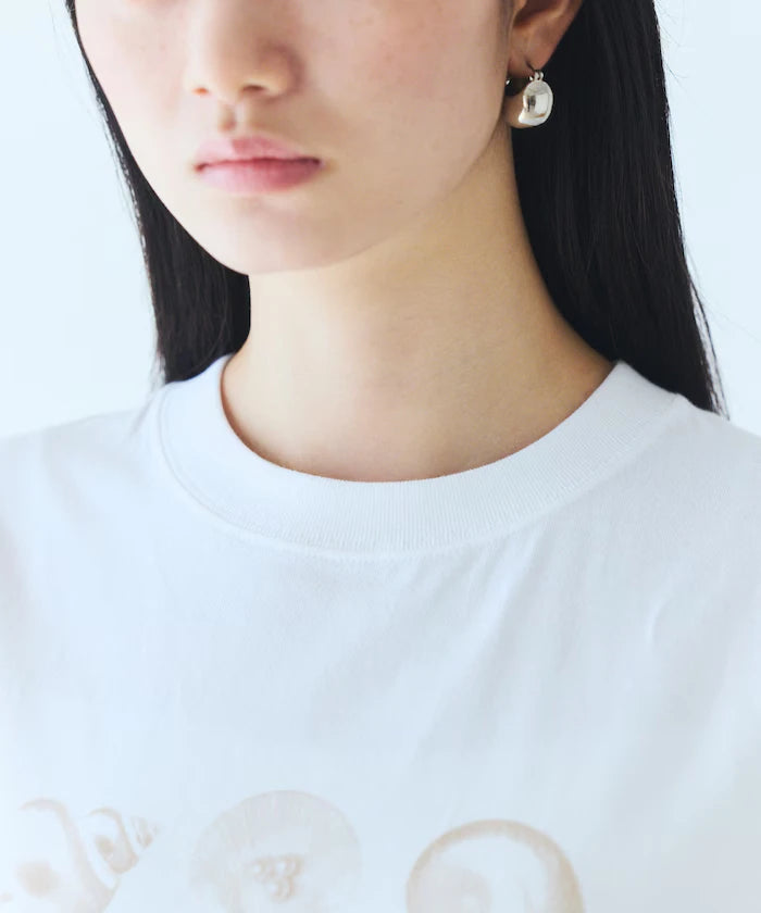 Comfortable Shell Print Crew Neck T-Shirt