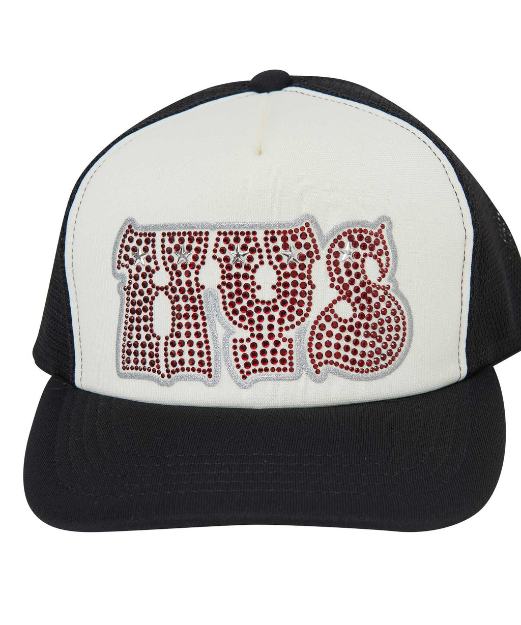 HYPNOTIZED LOGO Rhinestone Mesh Cap